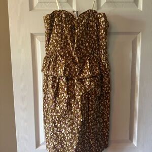 J Crew Tiered Strapless Dress